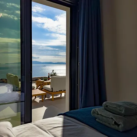 Villa Luxury With Private Infinity Pool And Stunning Sea View Agiassos