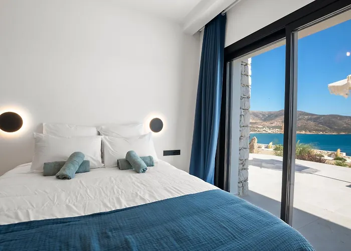 Luxury With Private Infinity Pool And Stunning Sea View 아기아소스