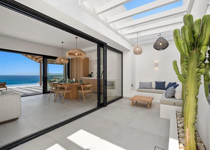 Luxury With Private Infinity Pool And Stunning Sea View 아기아소스